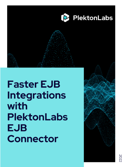 Cover of the whitepaper Faster EJB Integrations with PlektonLabs EJB Connector
